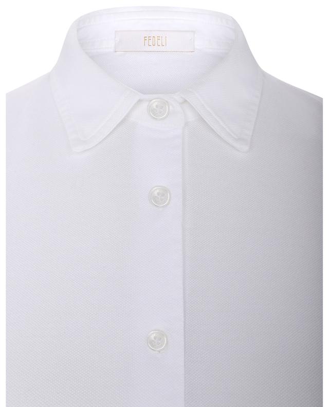 New Fenice cotton long-sleeved polo shirt FEDELI