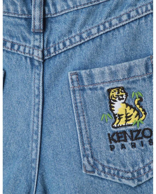 Bamboo Tiger girl&#039;s denim shorts KENZO