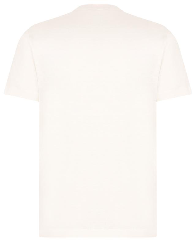 T-Shirt mit kurzen Ärmeln aus Seide und Baumwolle MAURIZIO BALDASSARI