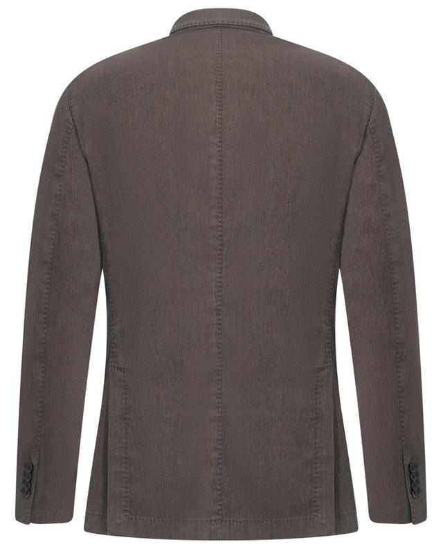 K. Jacket cotton and linen herringbone blazer BOGLIOLI