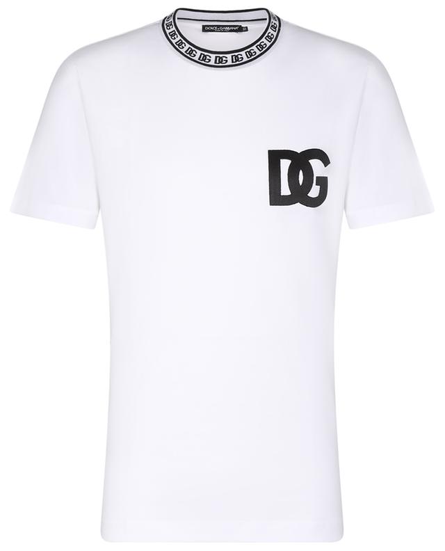 Kurzarm-T-Shirt mit Stickerei DG DOLCE &amp; GABBANA