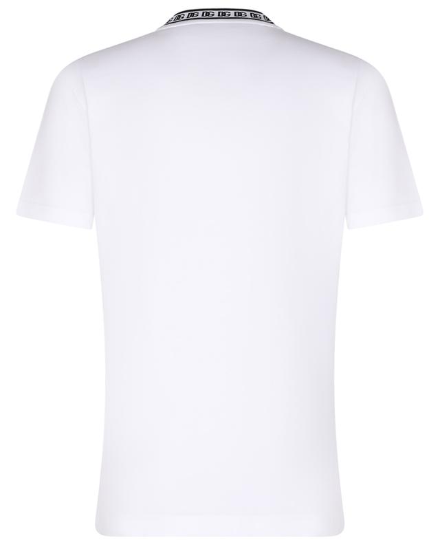 DG embroidered short-sleeved T-shirt DOLCE &amp; GABBANA