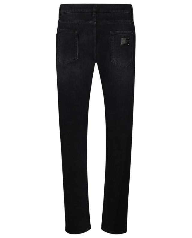 Distressed slim fit cotton stretch jeans DOLCE &amp; GABBANA