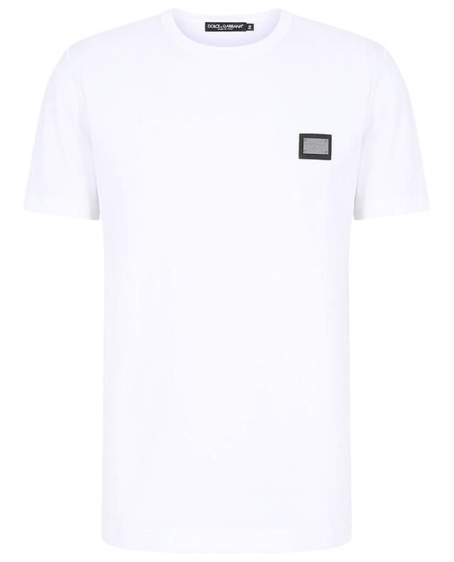 T-shirt à manches courtes et plaquette logo DOLCE &amp; GABBANA