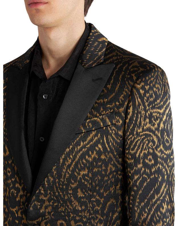 Tiger Paisley jacquard tuxedo jacket ETRO