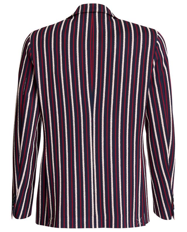 Striped single-breasted cotton piqué blazer ETRO