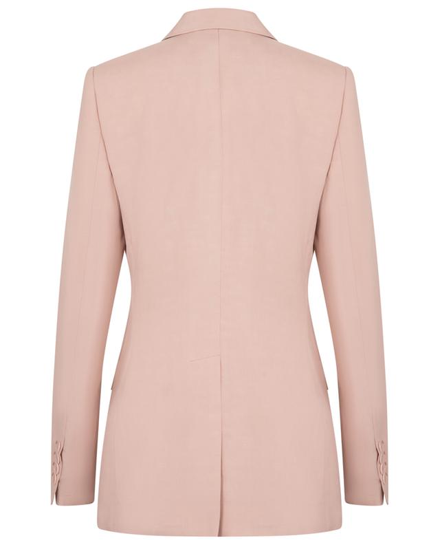 Sustainable viscose and linen single-breasted cinched blazer STELLA MCCARTNEY