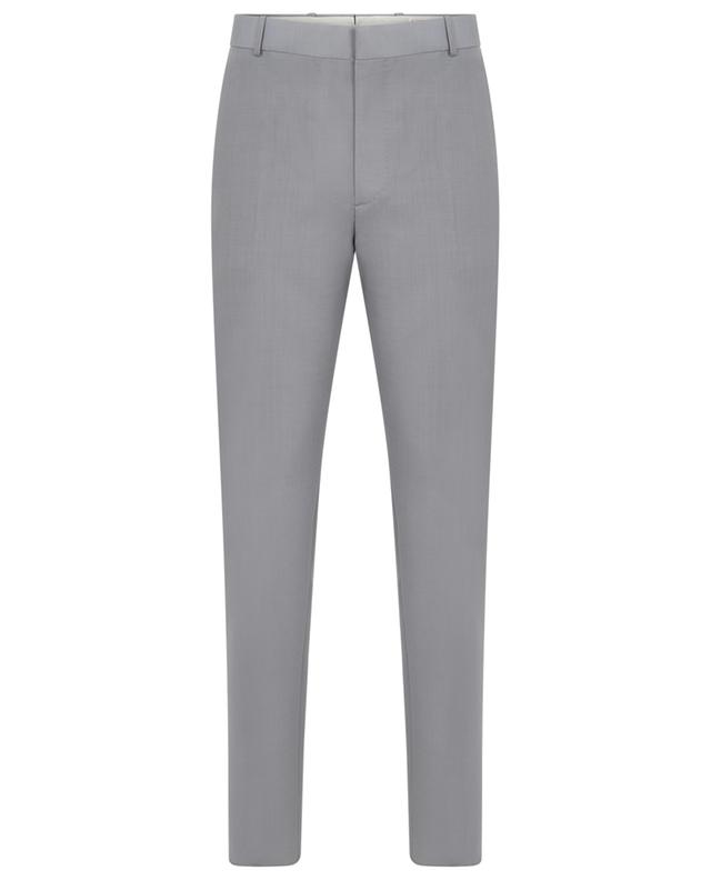 Cropped wool and mohair blend cigarette trousers ALEXANDER MC QUEEN