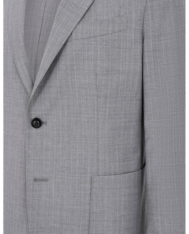 K.Jacket pinstripe adorned wool suit BOGLIOLI