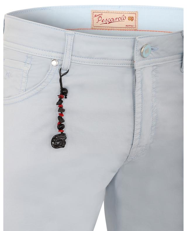 Schmal geschnittene Jeans aus Baumwolle und Seide Nerano MARCO PESCAROLO