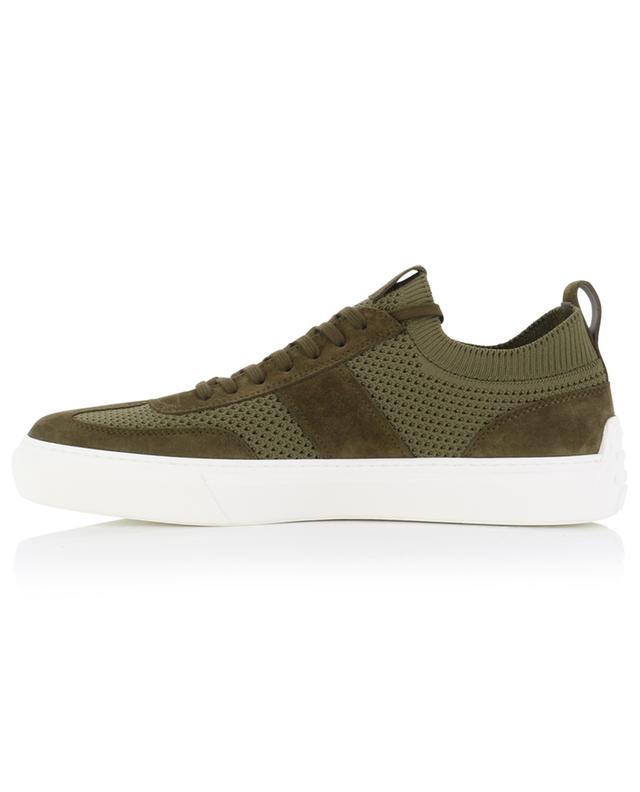 Tod&#039;s knit and suede low-top sneakers TOD&#039;S