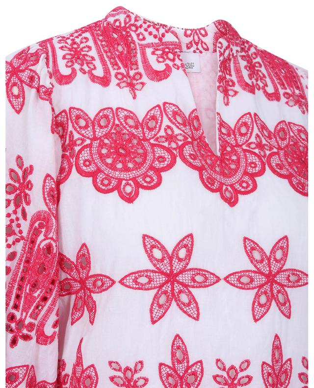 Embroidered cotton blouse PRINCESS