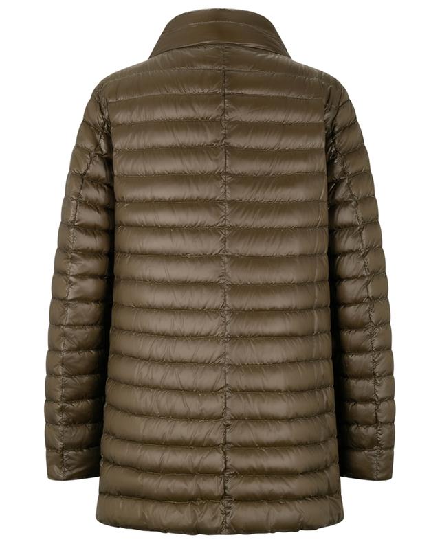 Ultralight reversible A-line down jacket HERNO