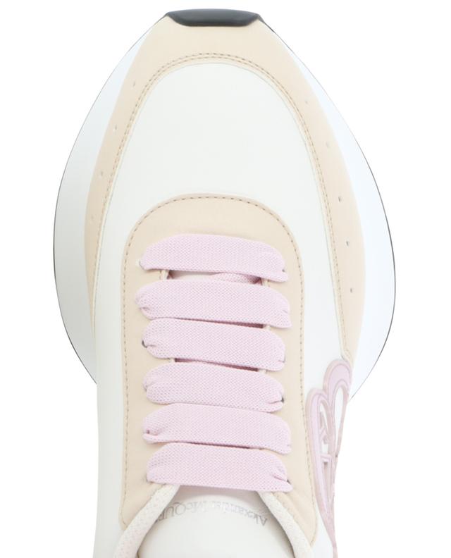 Sprint Runner tricolour leather low-top lace-up sneakers ALEXANDER MC QUEEN
