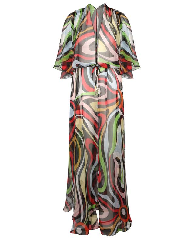Marmo long georgette beach dress PUCCI
