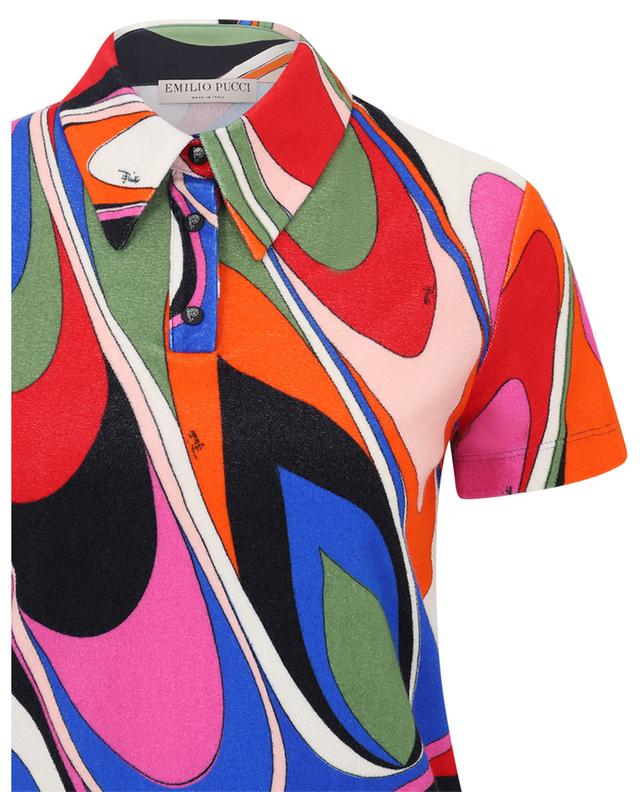 Iride short-sleeved polo shirt in terry PUCCI