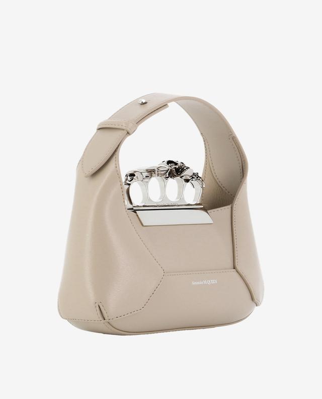 The Jewelled Hobo Mini handbag in smooth leather ALEXANDER MC QUEEN