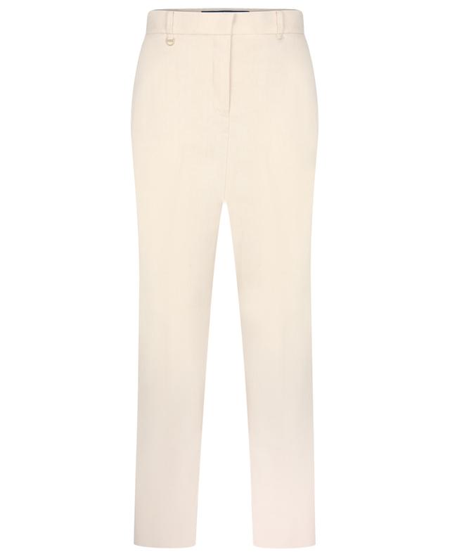 Anastasia linen and cotton straight-leg trousers PAMELA HENSON