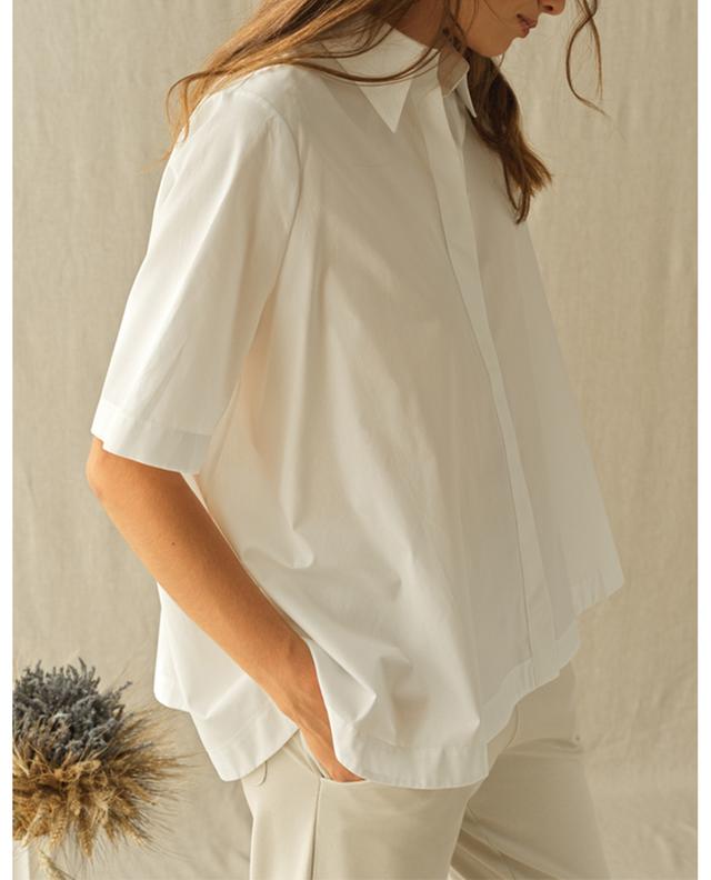 Batistine cotton short-sleeved shirt HANA SAN