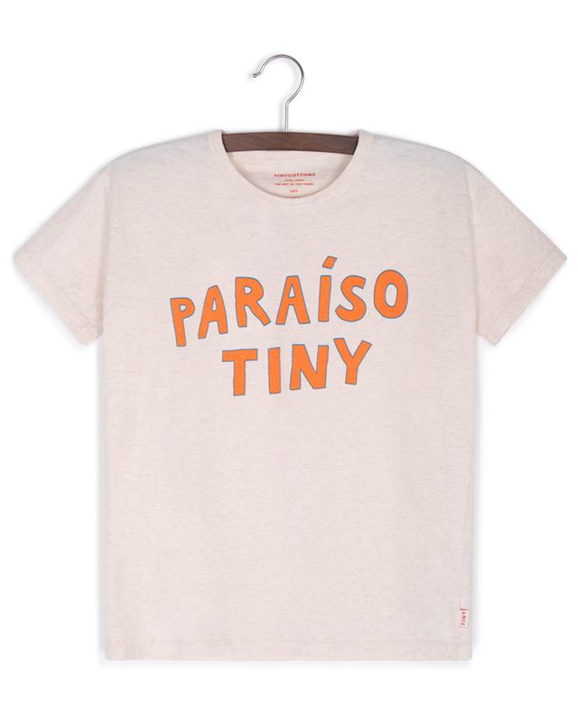 Paraiso Tiny boys&#039; cotton short-sleeved T-shirt TINYCOTTONS