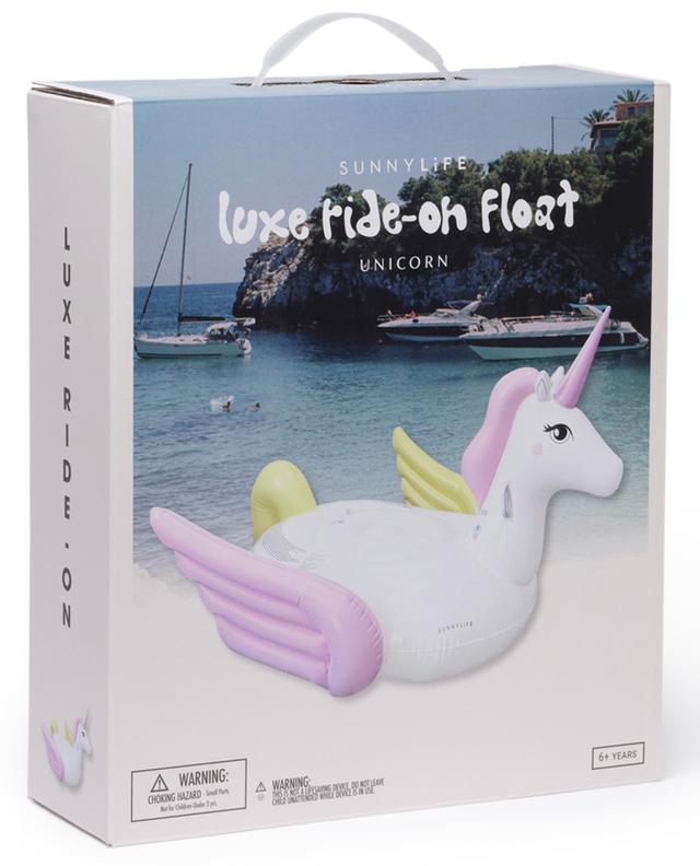 Matelas gonflable Luxe Ride-On Float Unicorn Pastel SUNNYLIFE