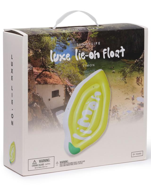 Matelas gonflable Luxe Lie-On Float Limon Butter SUNNYLIFE