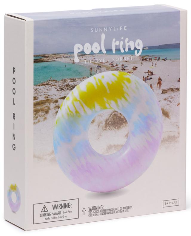 Bouée gonflable Pool Ring Tie Dye Sorbet SUNNYLIFE