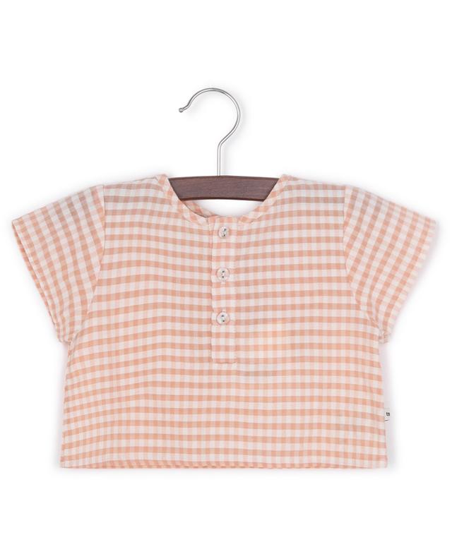 Petra short-sleeved baby checked shirt THE NEW SOCIETY
