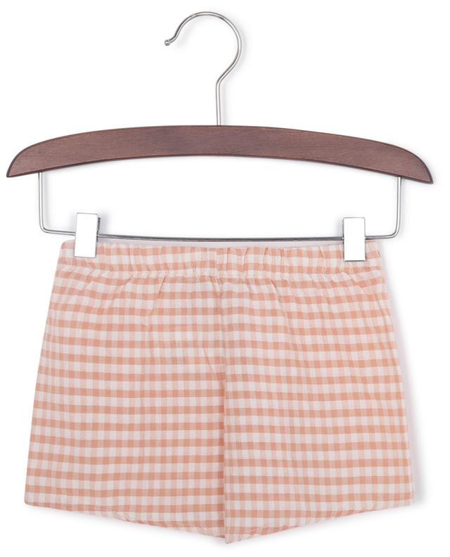 Karierte Baby-Shorts aus Baumwoll-Voile Petra THE NEW SOCIETY