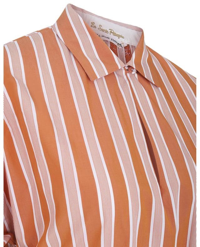 Cotton striped short shirt dress LE SARTE PETTEGOLE