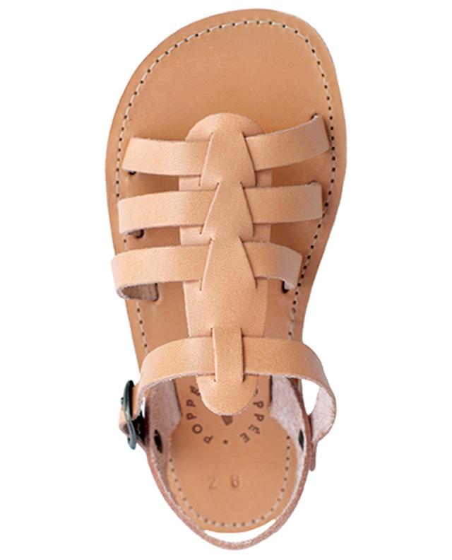 Santorini girls&#039; leather sandals POPPEE