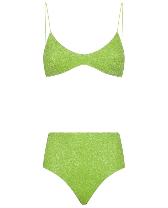 Lumière two piece lurex swimsuit OSEREE