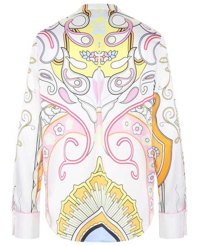 Stylized Paisley printed silk blouse HERZEN&#039;S ANGELEHEIT