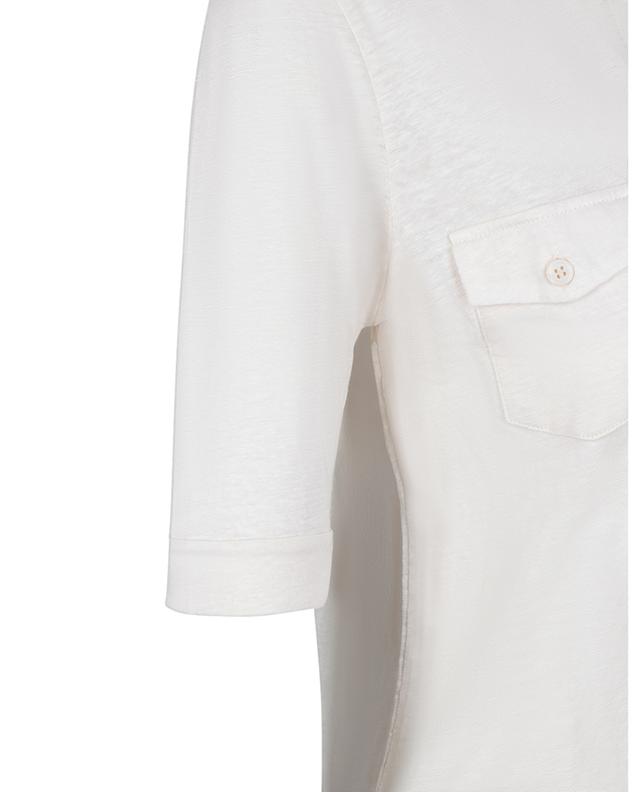 Linen short-sleeved shirt MAJESTIC FILATURES
