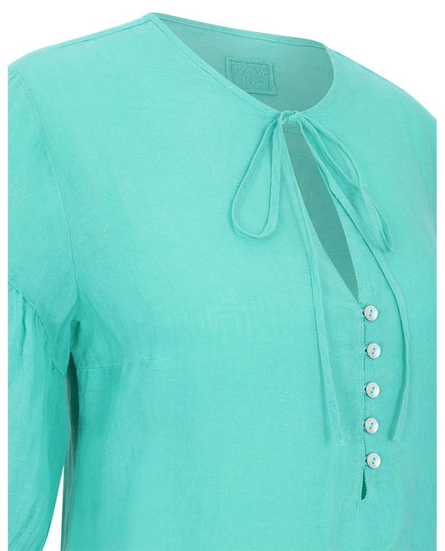 Linen three-quarter sleeves blouse 120% LINO