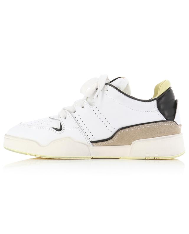 Emree low-top lace-up leather and suede sneakers ISABEL MARANT