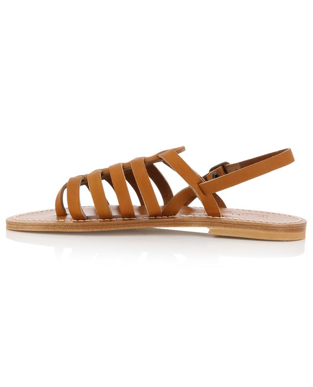 Homere leather flat sandals K JACQUES