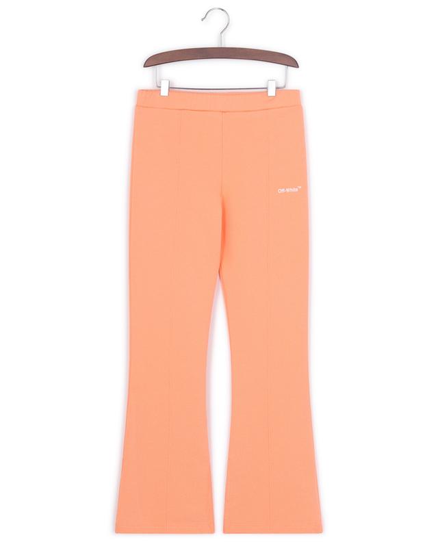 Helvetica Flare girl&#039;s jogging trousers OFF WHITE