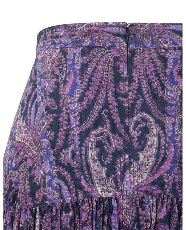 Kadavu Paisley printed cotton and silk miniskirt ISABEL MARANT