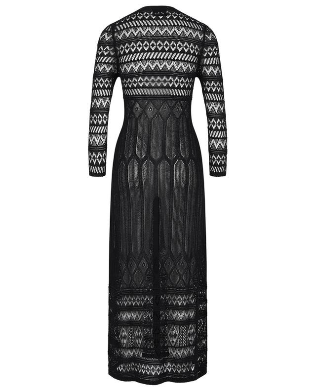 Atedy long buttoned crochet lace dress ISABEL MARANT