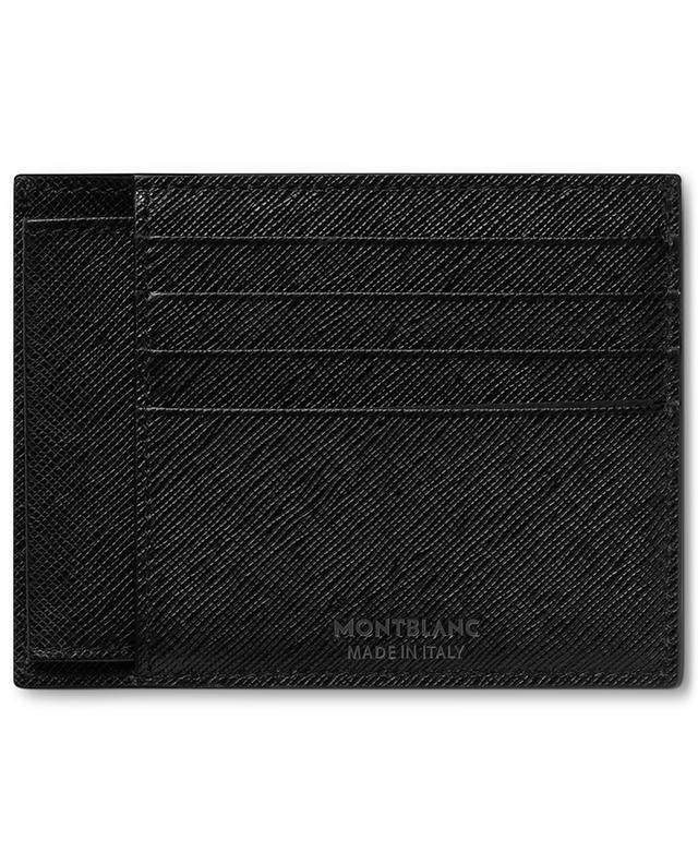 Porte-cartes en cuir saffiano avec porte-carte d&#039;identité Sartorial 4cc MONTBLANC