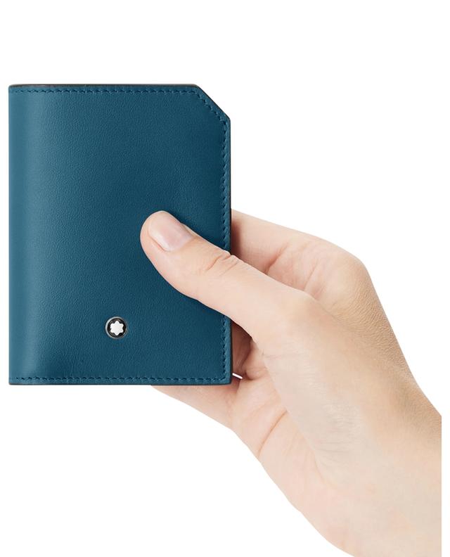 Mini portefeuille en cuir lisse Meisterstück Soft 4cc MONTBLANC