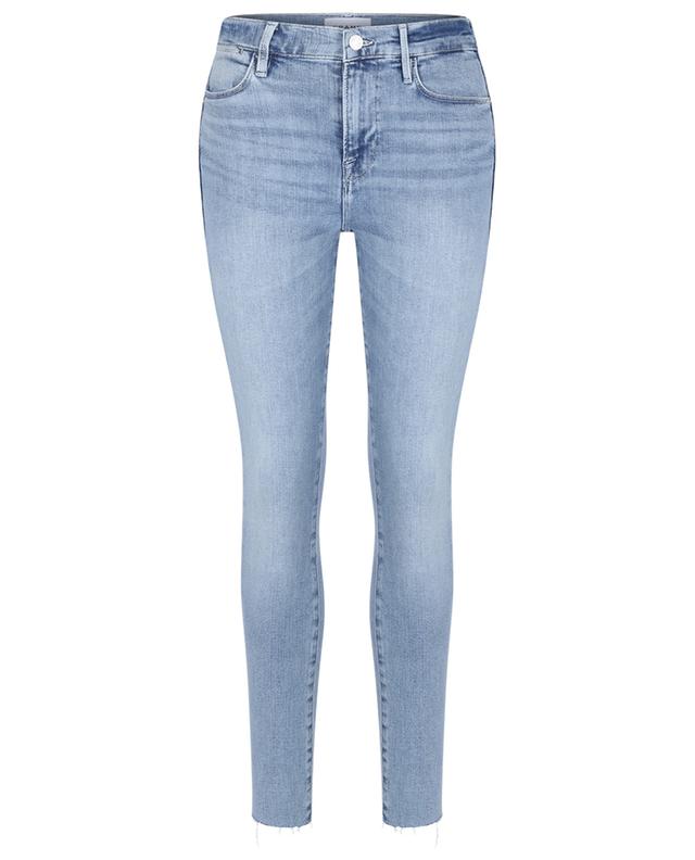Le High Skinny Raw Edge Galeston cropped frayed jeans FRAME