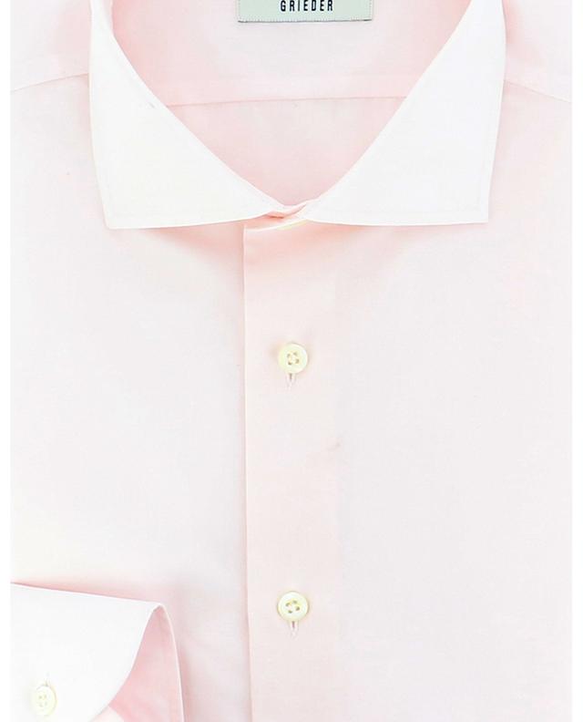 Einfarbiges Slim-Fit-Hemd aus Popeline Fabio BONGENIE GRIEDER