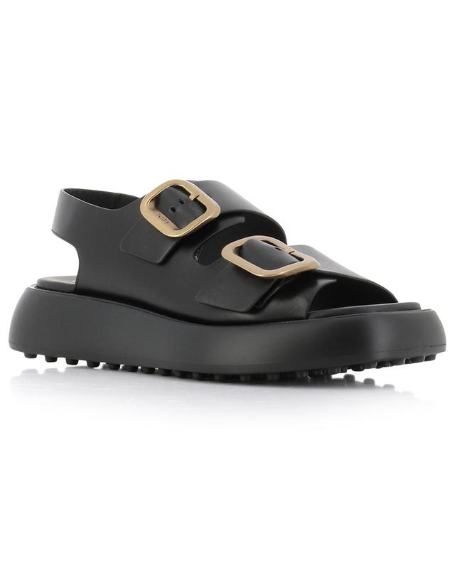 Smooth leather platform sandals TOD&#039;S