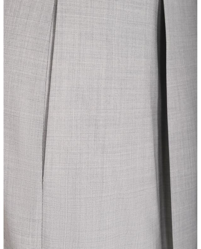 Pantalon à pinces large en laine à taille maille FABIANA FILIPPI