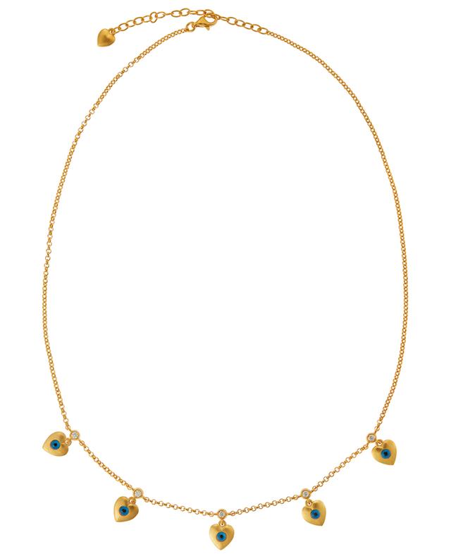 Multi Love Charm gold-tone necklace EYE M BY ILEANA MAKRI