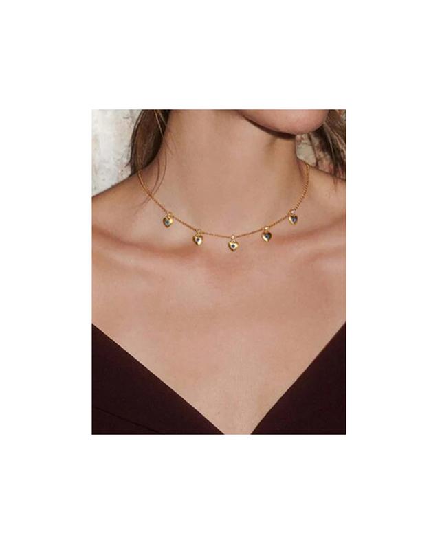 Goldene Halskette Multi Love Charm EYE M BY ILEANA MAKRI