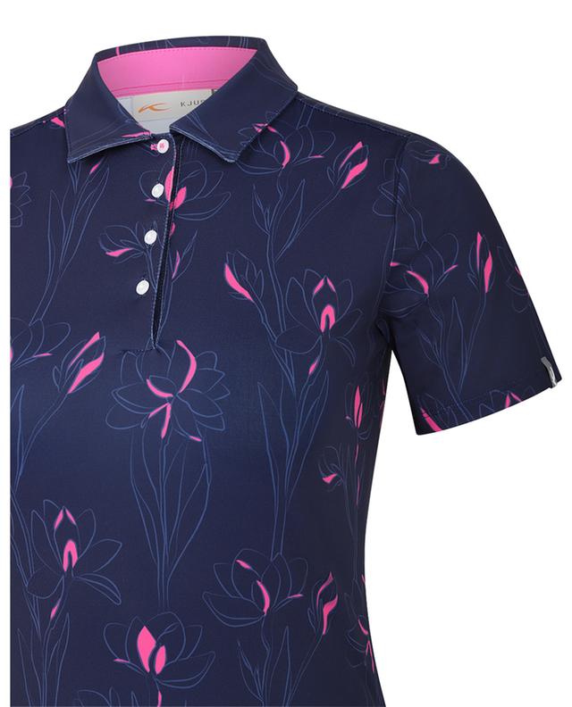 Enya fitted printed golf polo shirt KJUS