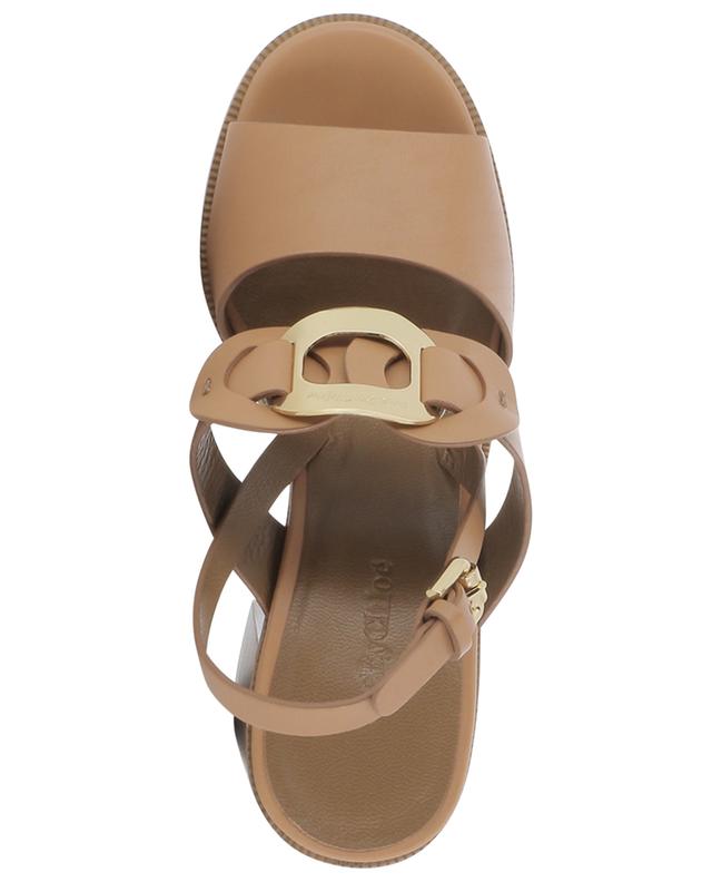 Chany 80 heeled calfskin sandals SEE BY CHLOE